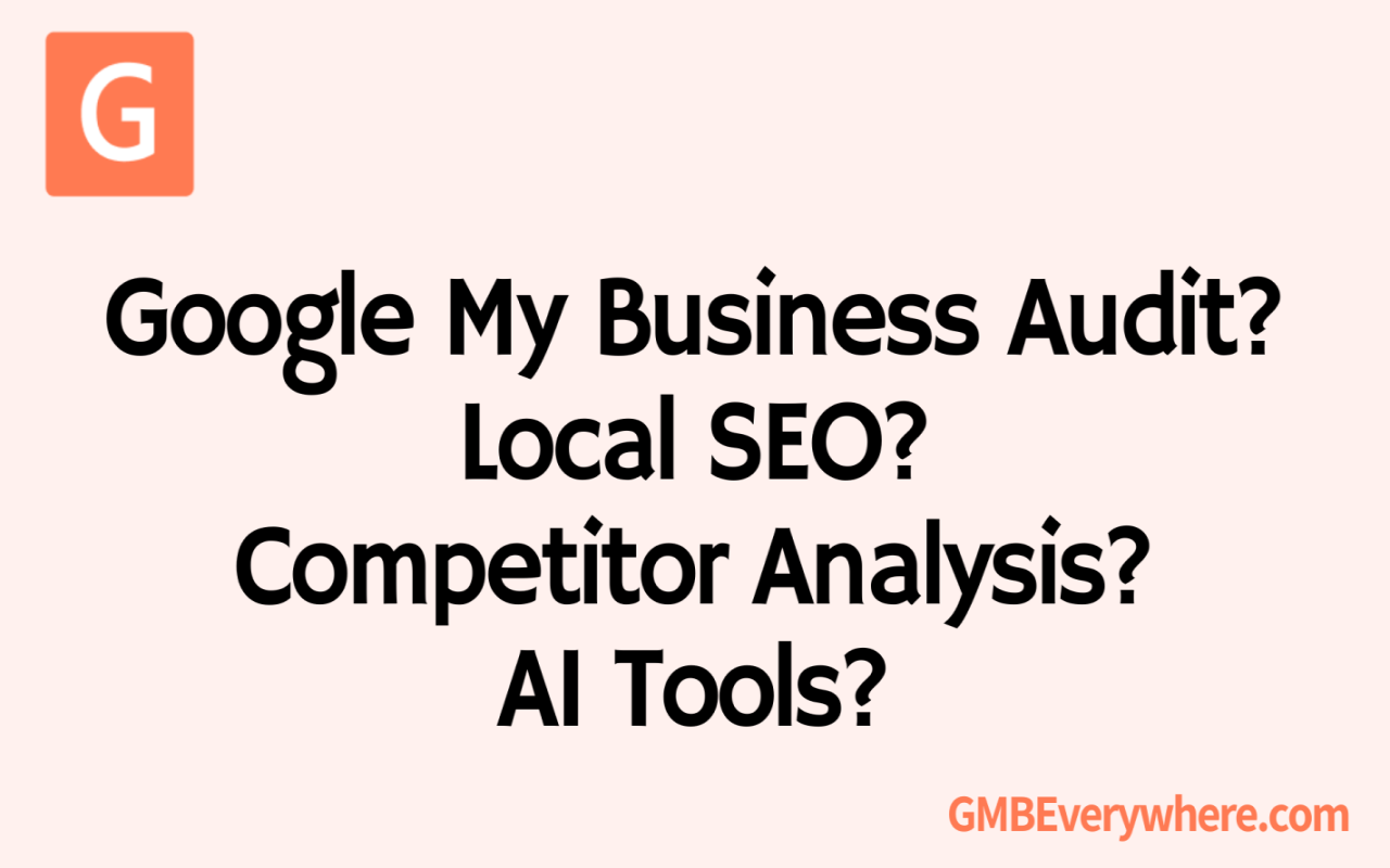 GMB Everywhere - GBP Audit for Local SEO截图1