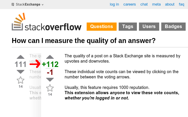 "View Vote totals" without 1000 rep截图1