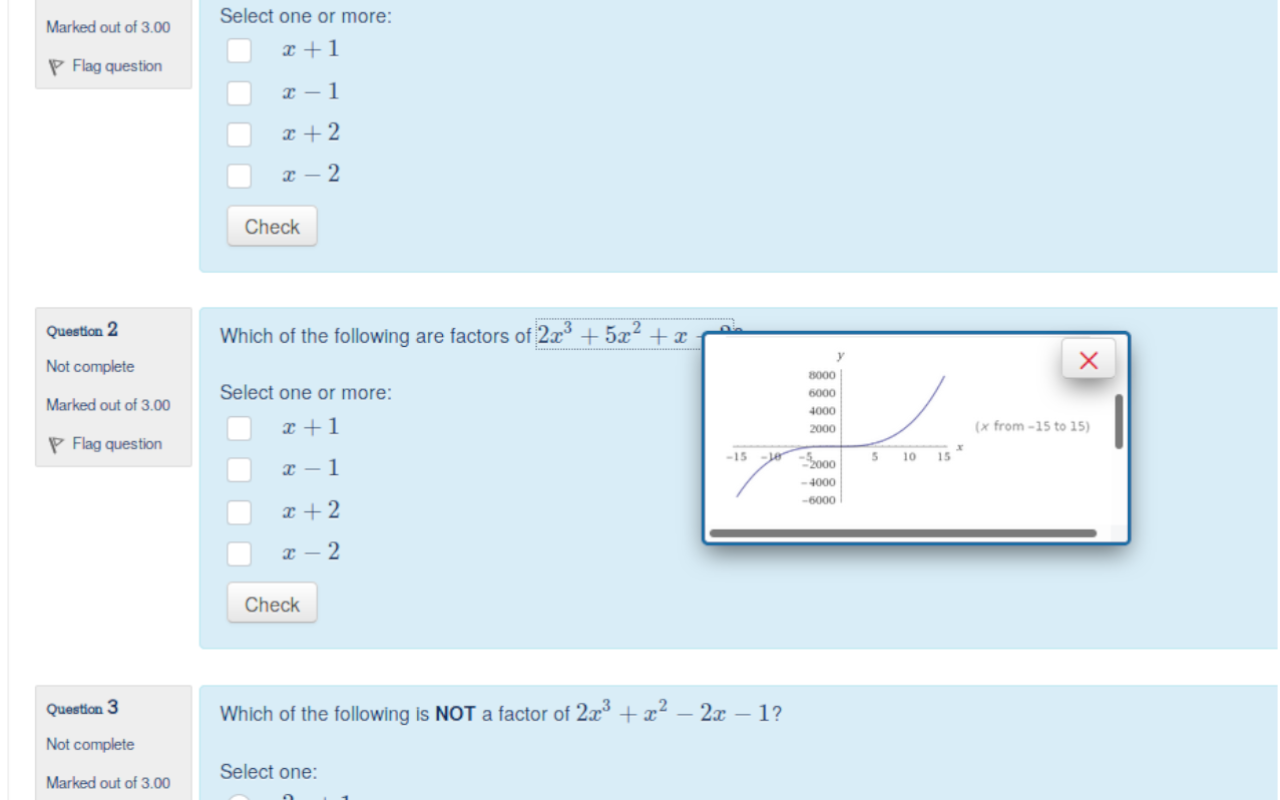 Rendered Maths Solver截图1