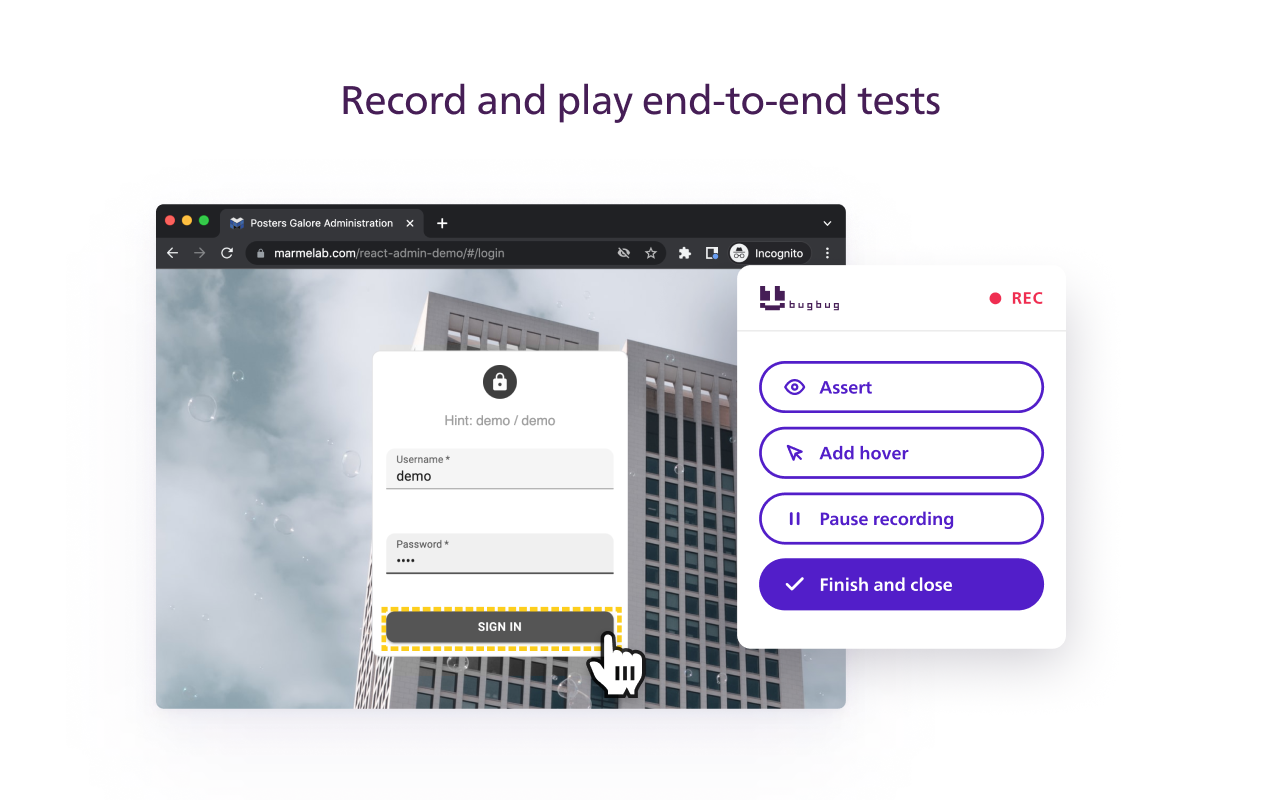 BugBug Automation Testing截图4