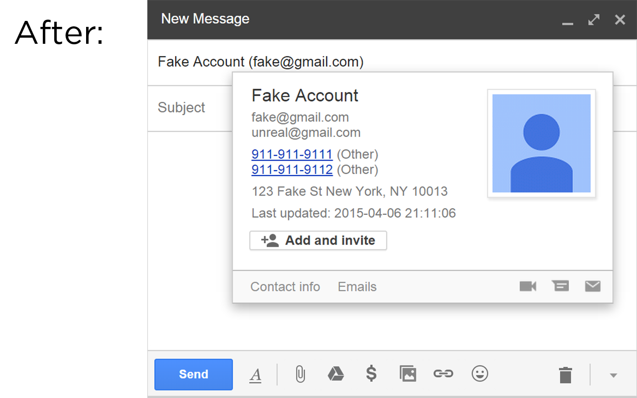 Gmail Contacts Card Updater截图1