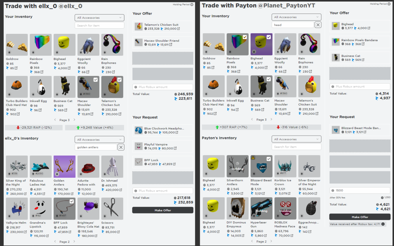 RoValk - The Roblox Trading Addon截图1
