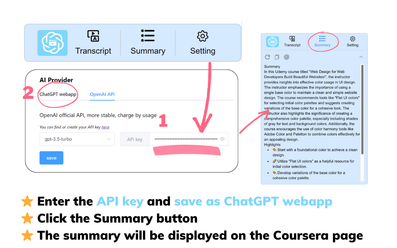 使用ChatGPT更好学习Vimeo课程 - NoteGPT截图4