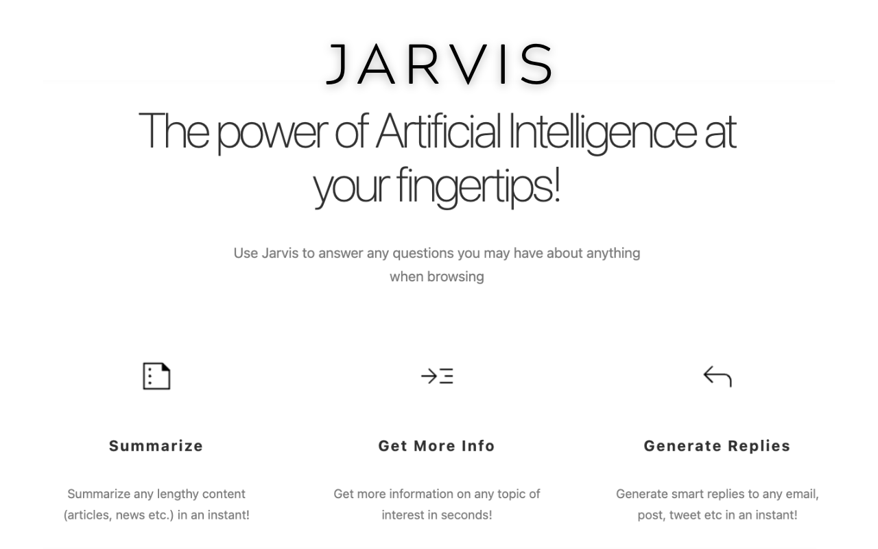 Jarvis - Your Smart ChatGPT AI Assistant截图3