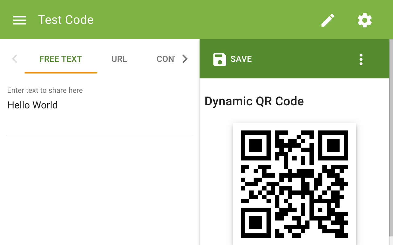 The QR Code Extension截图1