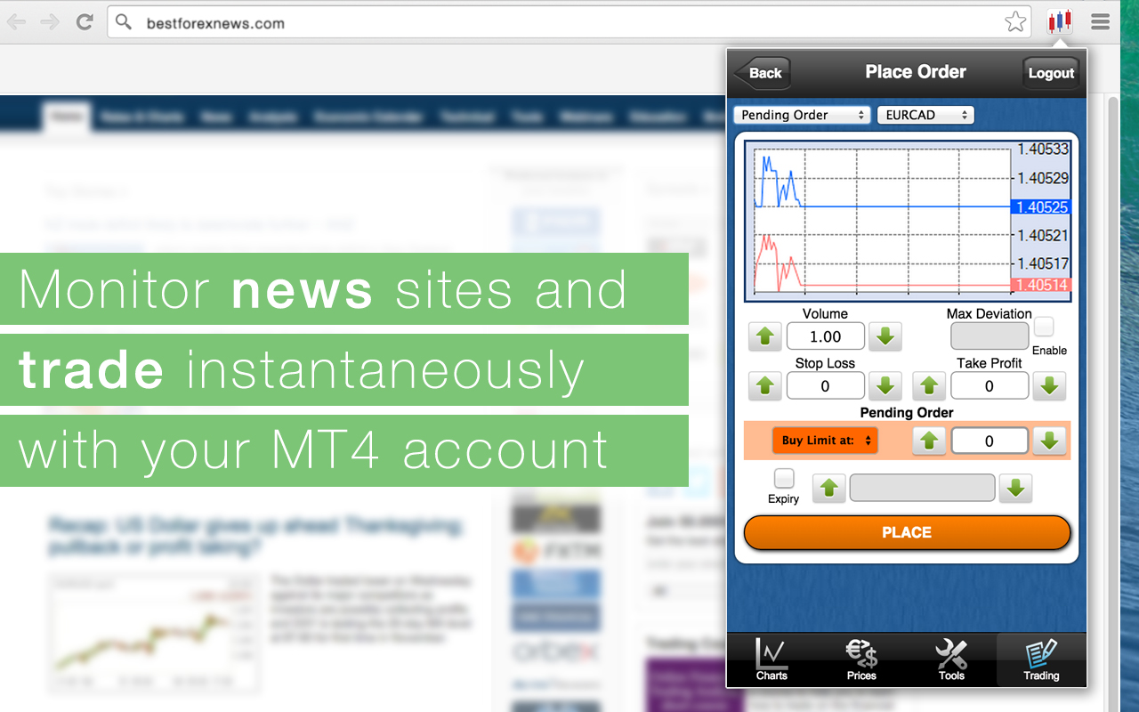 Forex Corporate MT4 ChromeTrader截图4
