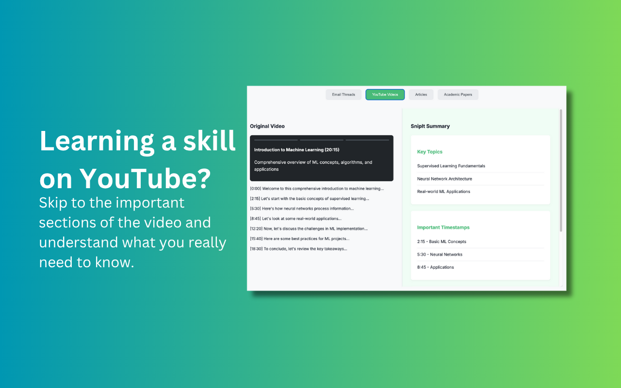 YouTube Summary with ChatGPT Claude DeepSeek截图5