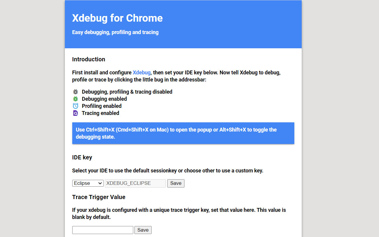 Xdebug Chrome Extension截图1