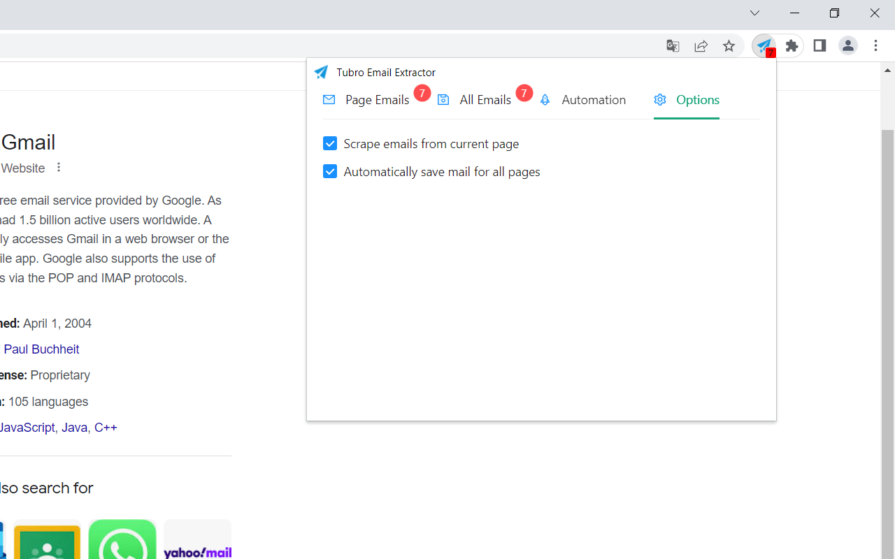 Email Extractor - Scrape Emails From Webpages截图2