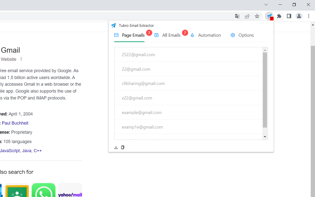 Email Extractor - Scrape Emails From Webpages截图3