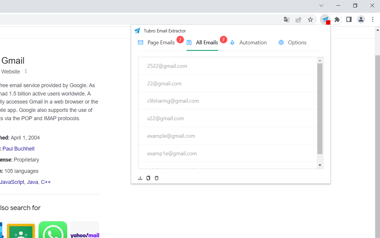 Email Extractor - Scrape Emails From Webpages截图4