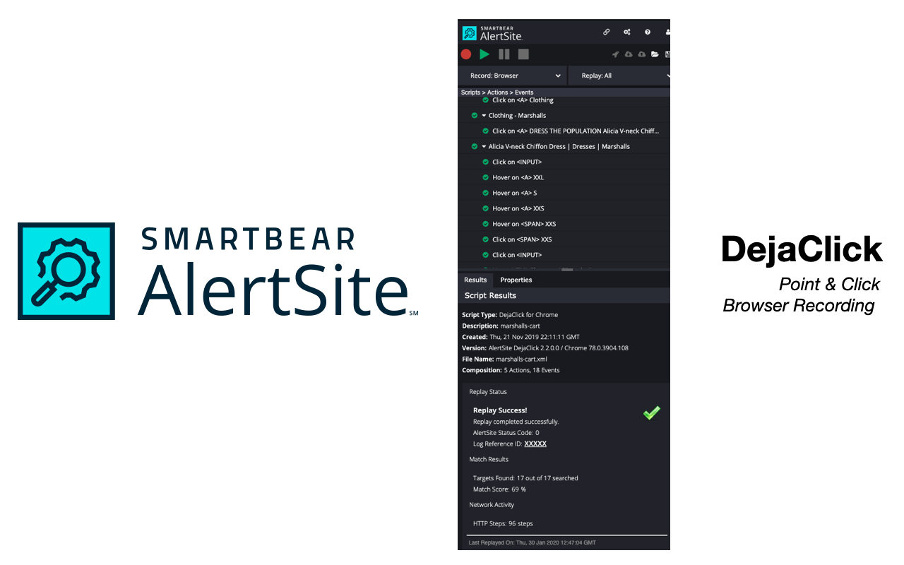 AlertSite DejaClick截图2
