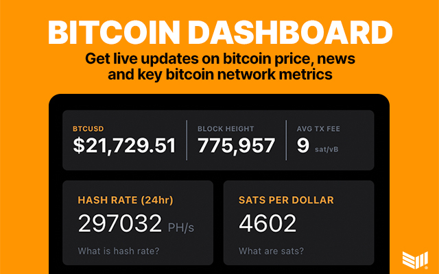 Bitcoin Dashboard截图1