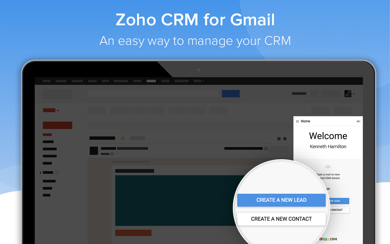 Zoho CRM for Gmail截图3