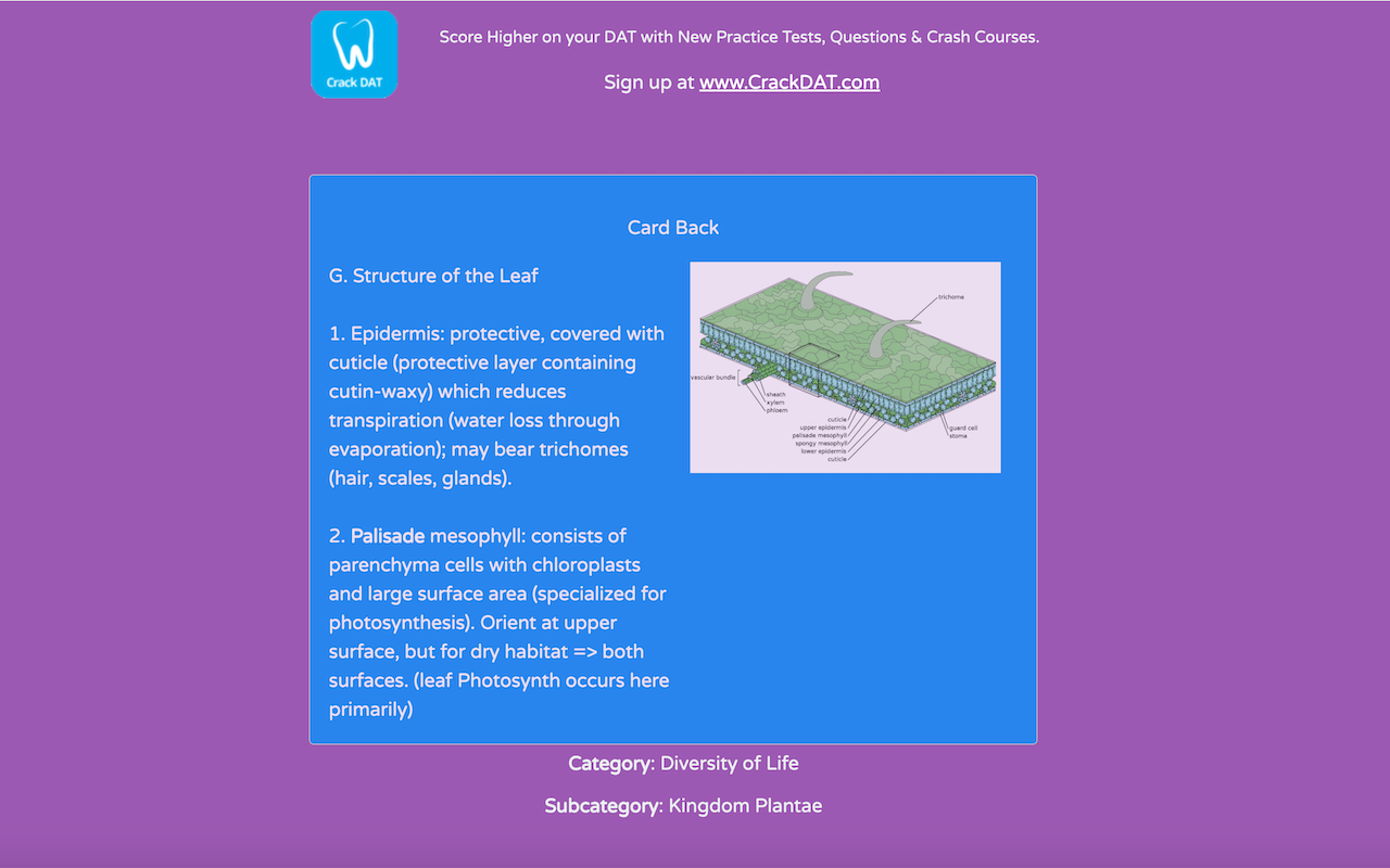 Dental Admission Test - Crack DAT (Bio)截图1