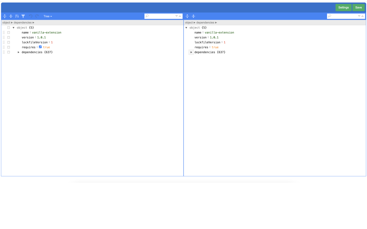 Github JSON Editor截图2