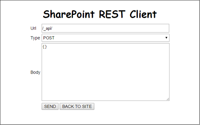 SP REST Client截图2