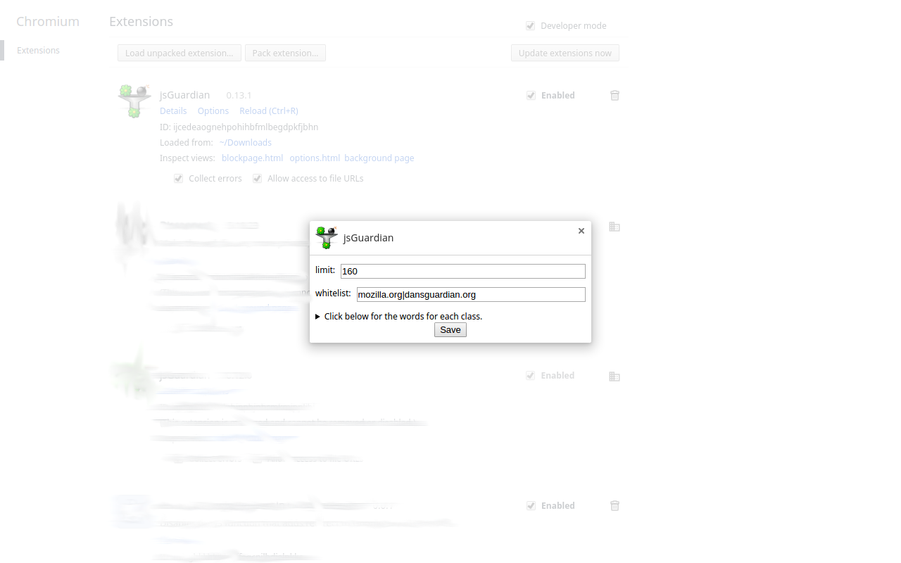 Web Content Filter (within your Browser)截图3