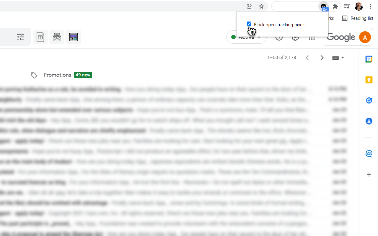 Tracker Blocker: Stop trackers in emails截图1
