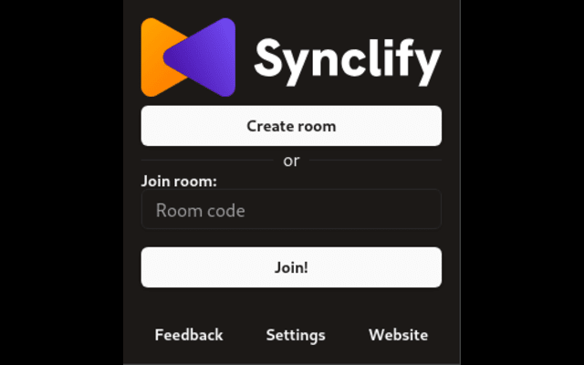 Synclify - Watch in sync with your friends截图1
