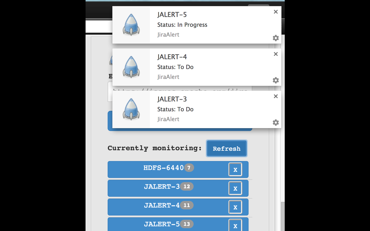 Jira Alert and Updates截图1