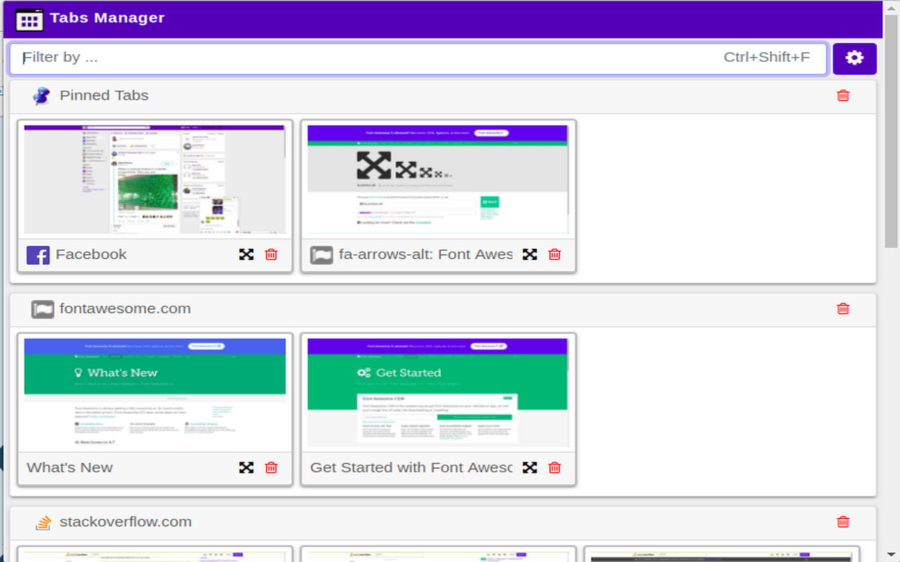 Tabs Manager截图2