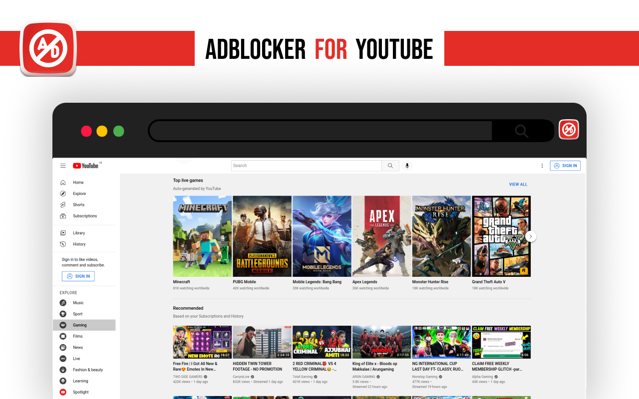 Video Ad Block Youtube截图1