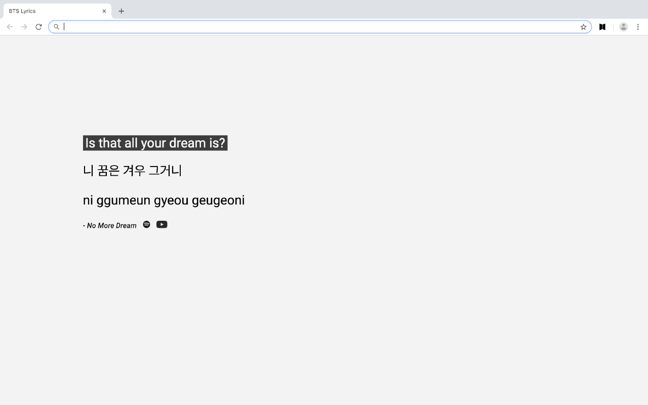 BTS Random Lyrics截图1