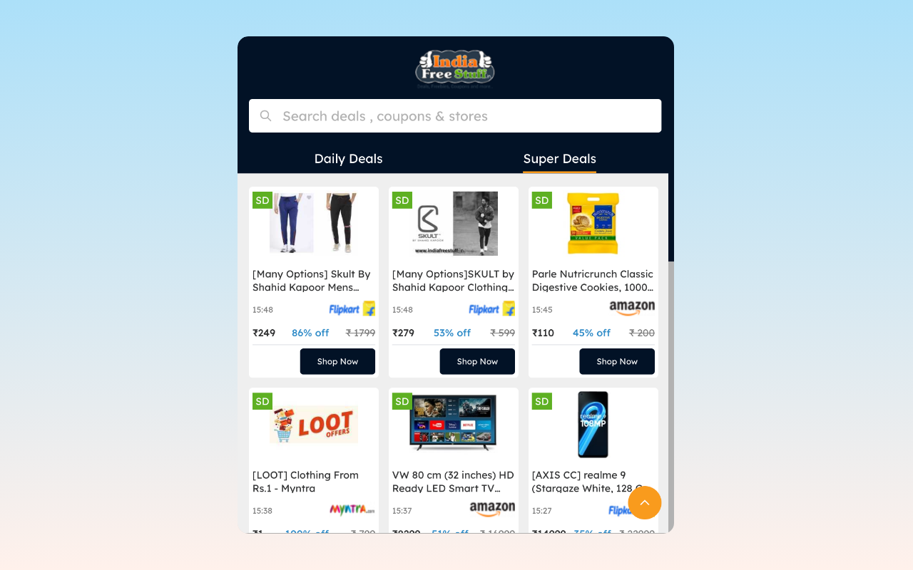 IndiaFreeStuff Deals & Coupons截图1