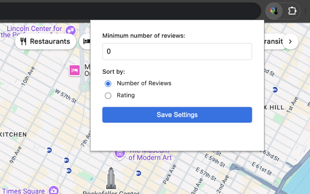 Sort Maps Results截图2