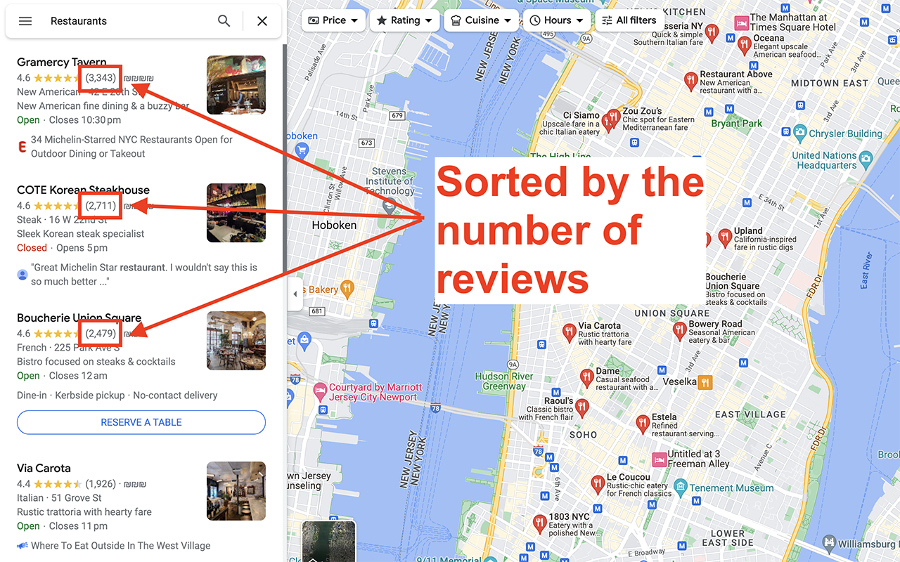 Sort Maps Results截图3
