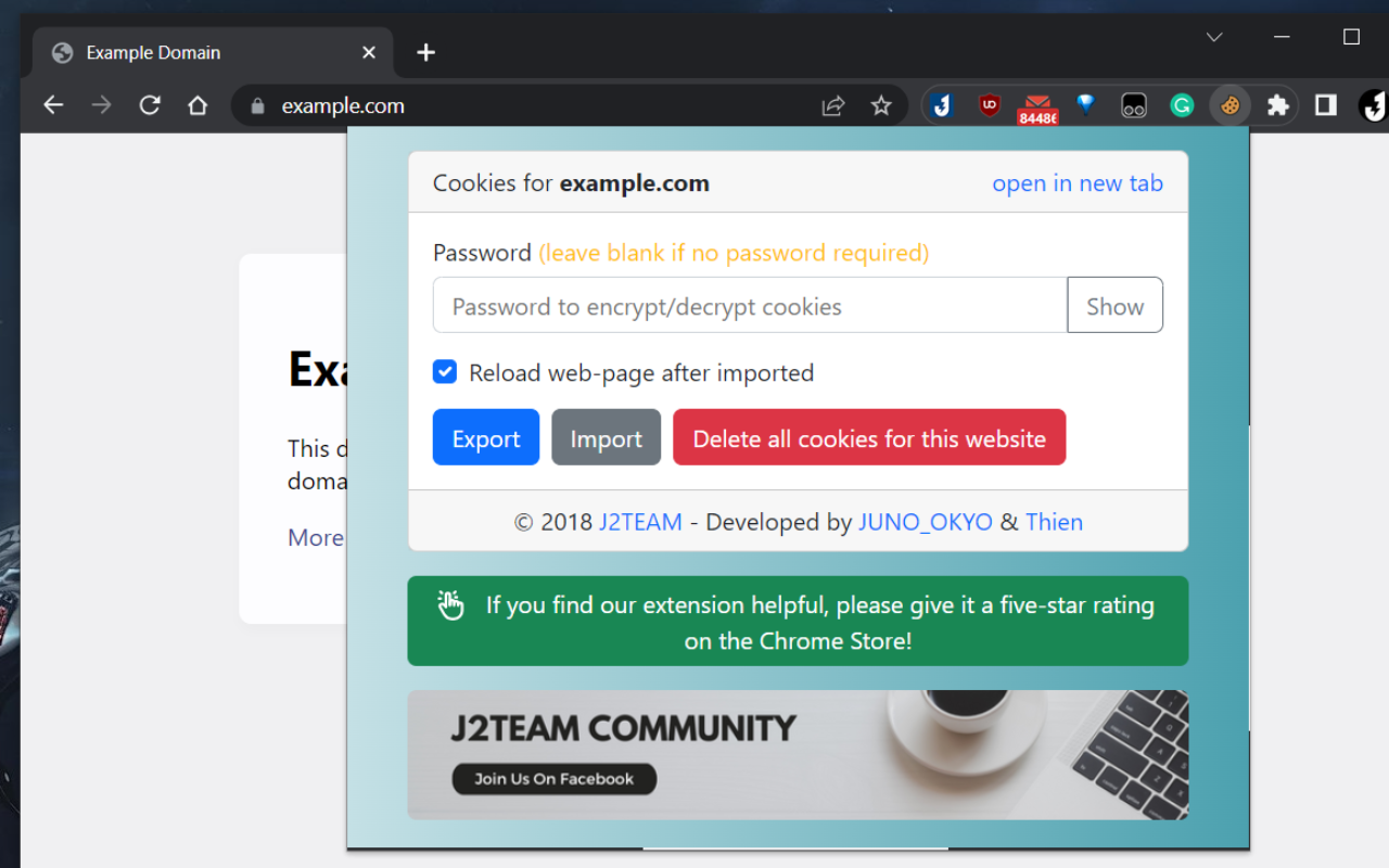 J2TEAM Cookies截图1