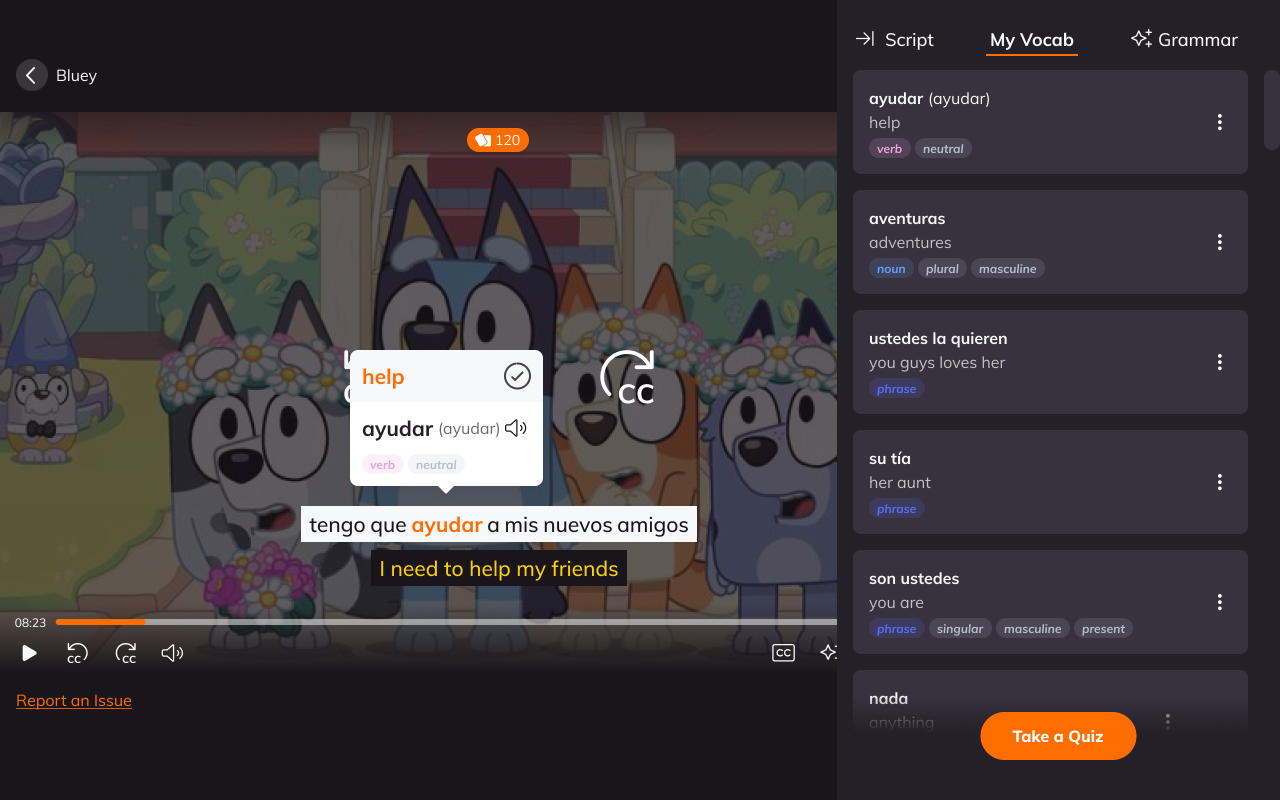 Lingopie - Language Learning With Netflix and Disney+截图3