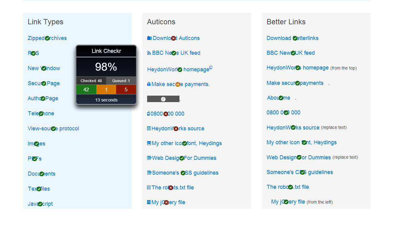 Link Checker截图2