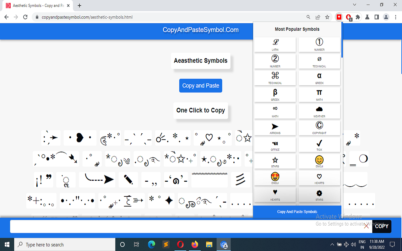 Symbols Copy And Paste截图2