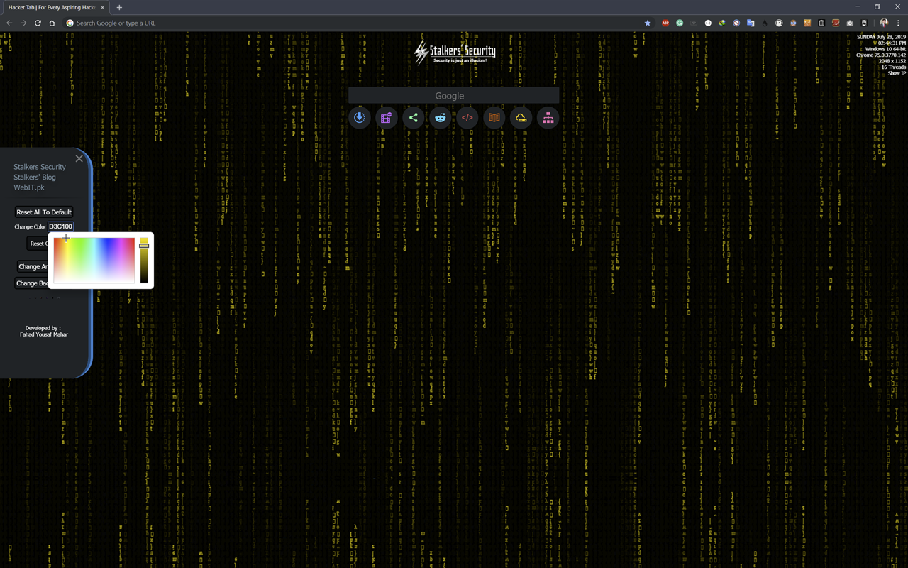 Hacker Tab截图1