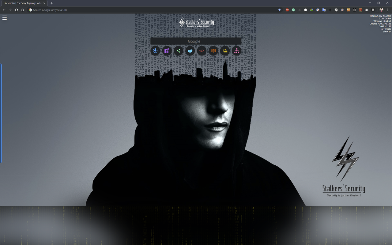 Hacker Tab截图2