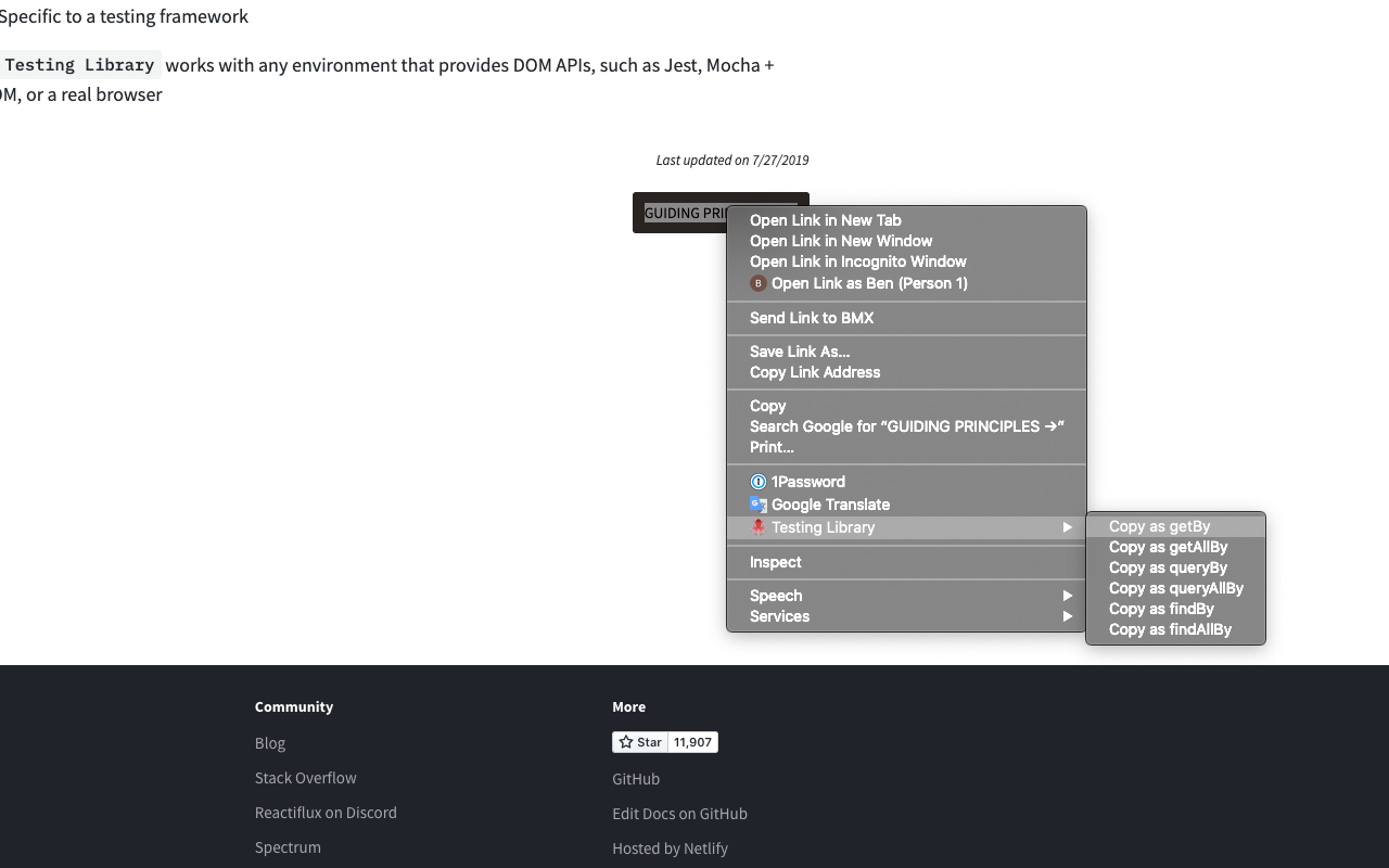 Testing Library: which query截图1