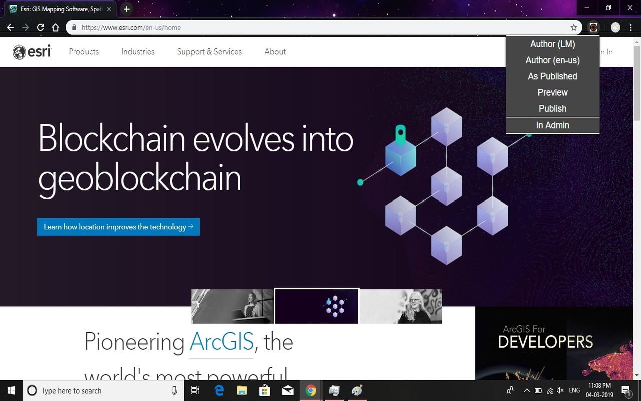 Esri AEM Chrome Extension截图1