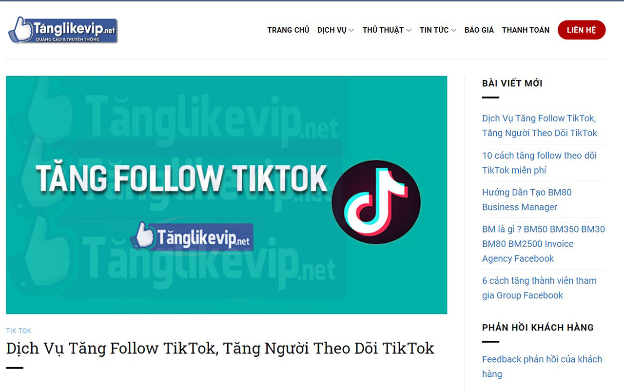 Tăng Follow Theo Dõi TikTok截图1