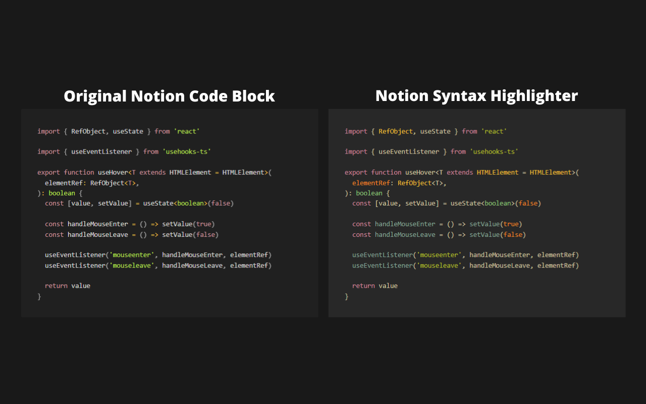 Notion Syntax Highlighter截图4