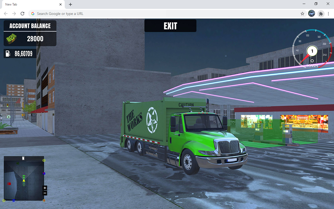 Garbage Truck Driving Car Game截图2