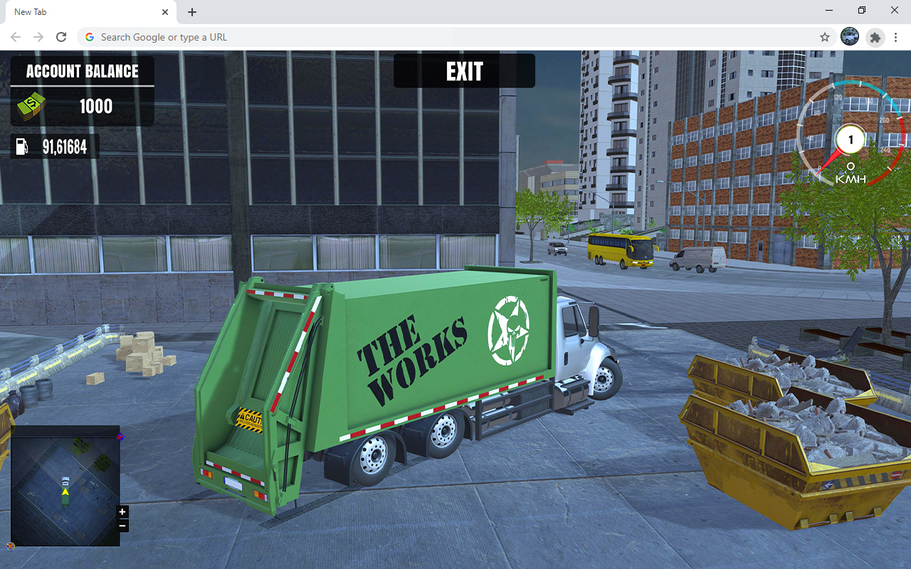 Garbage Truck Driving Car Game截图3