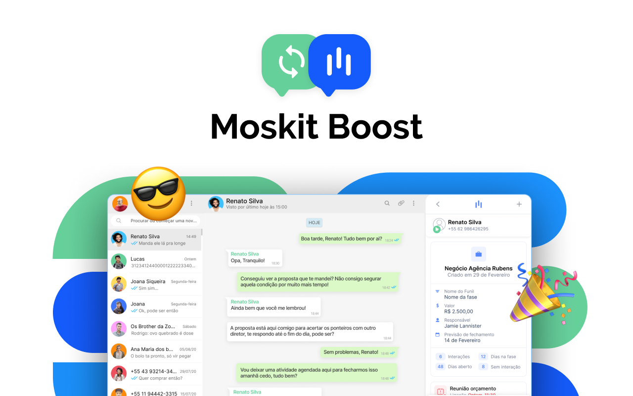 Moskit Boost: CRM para Whatsapp截图2