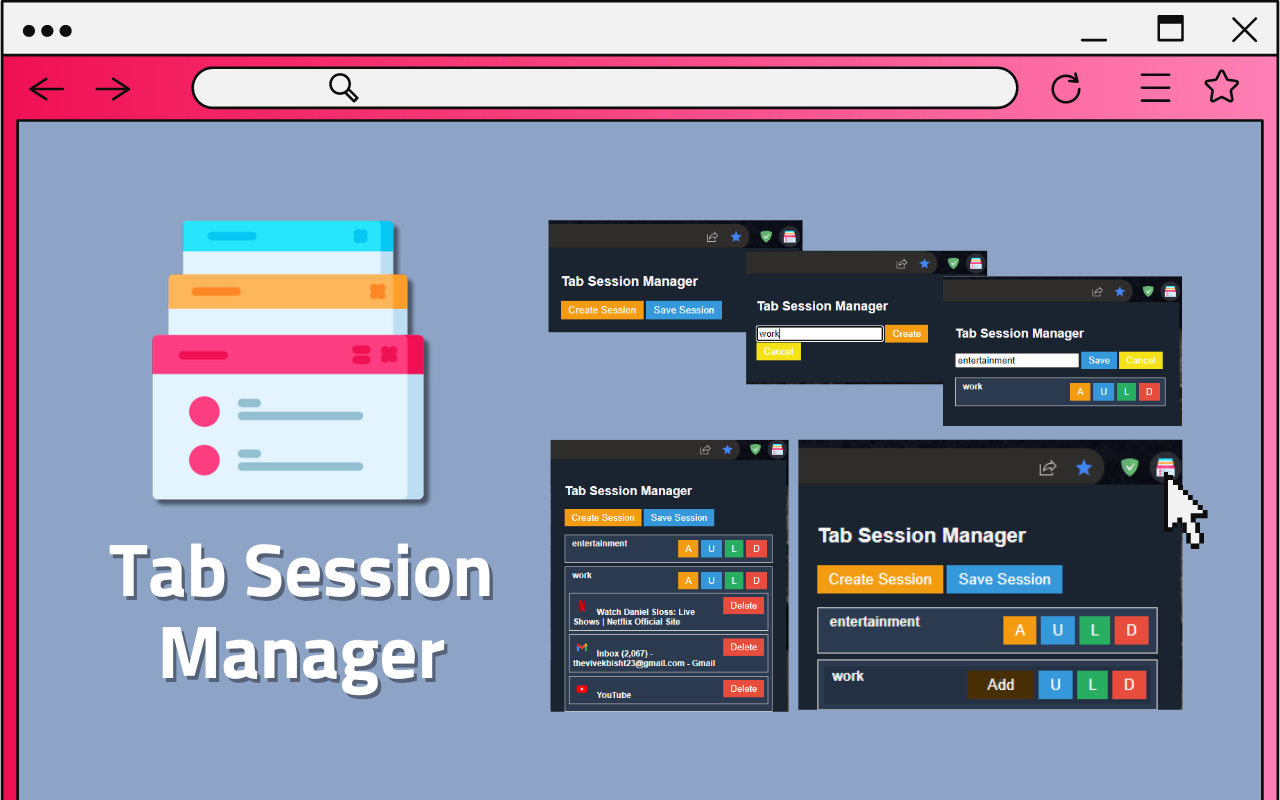 Tab Session Manager截图1