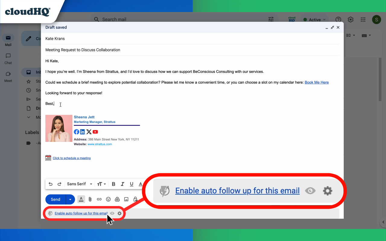 Auto Follow Up for Gmail™ by cloudHQ截图3