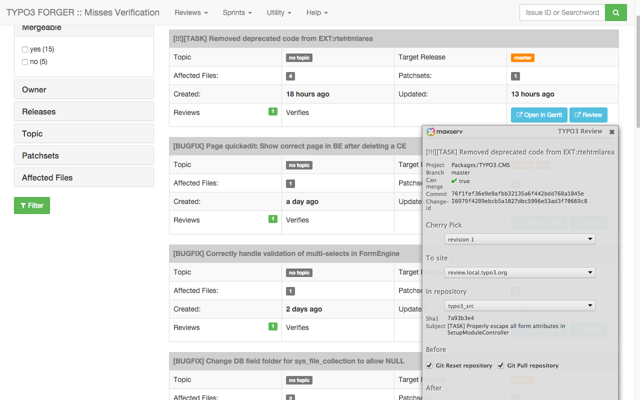 TYPO3 Review截图1