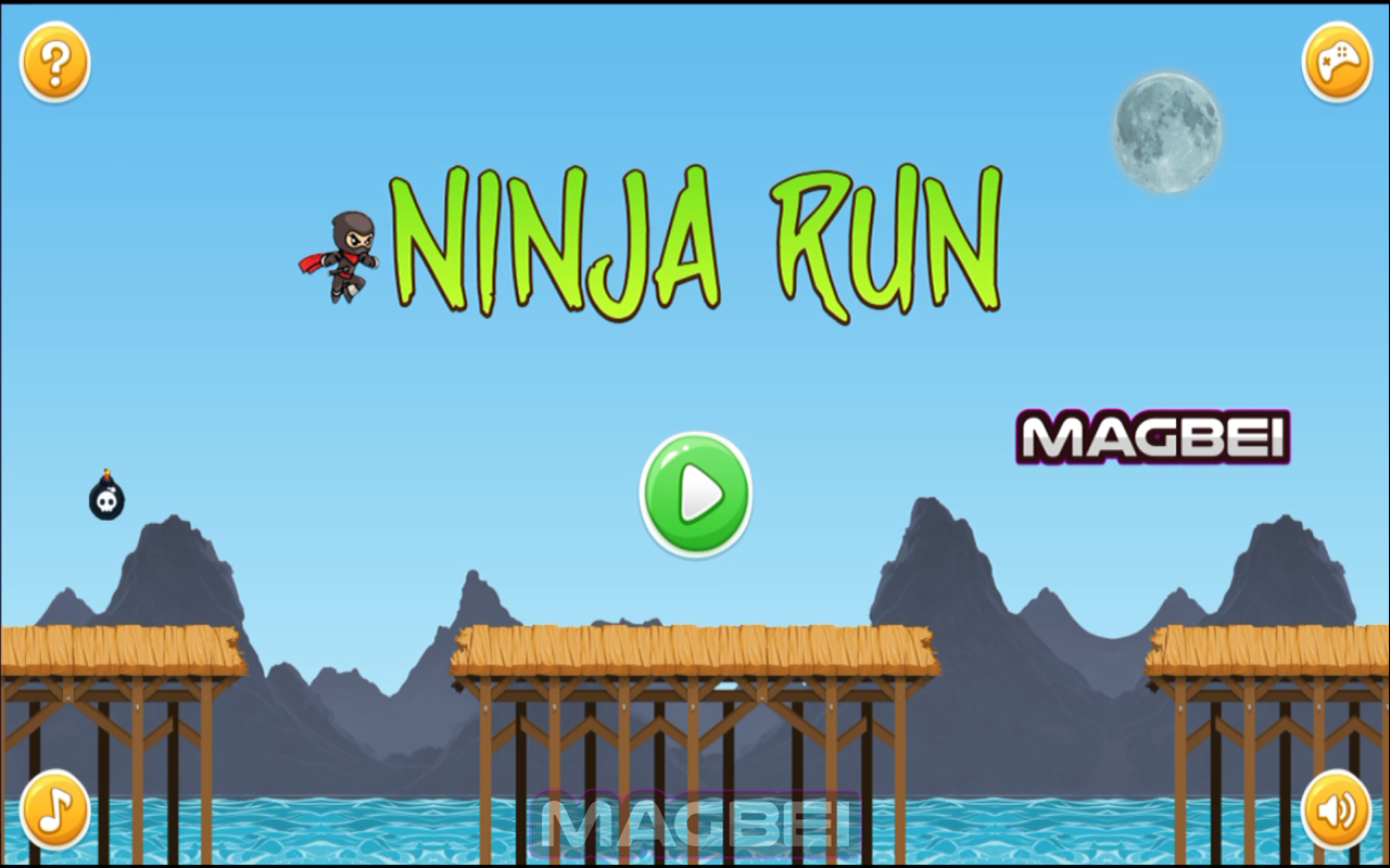 Ninja Run 游戏 - 离线运行截图3