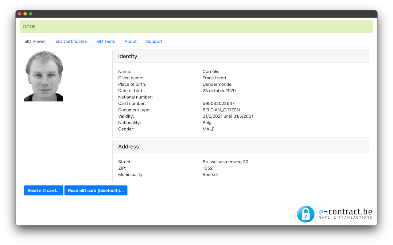 eID Chrome OS Extension截图1