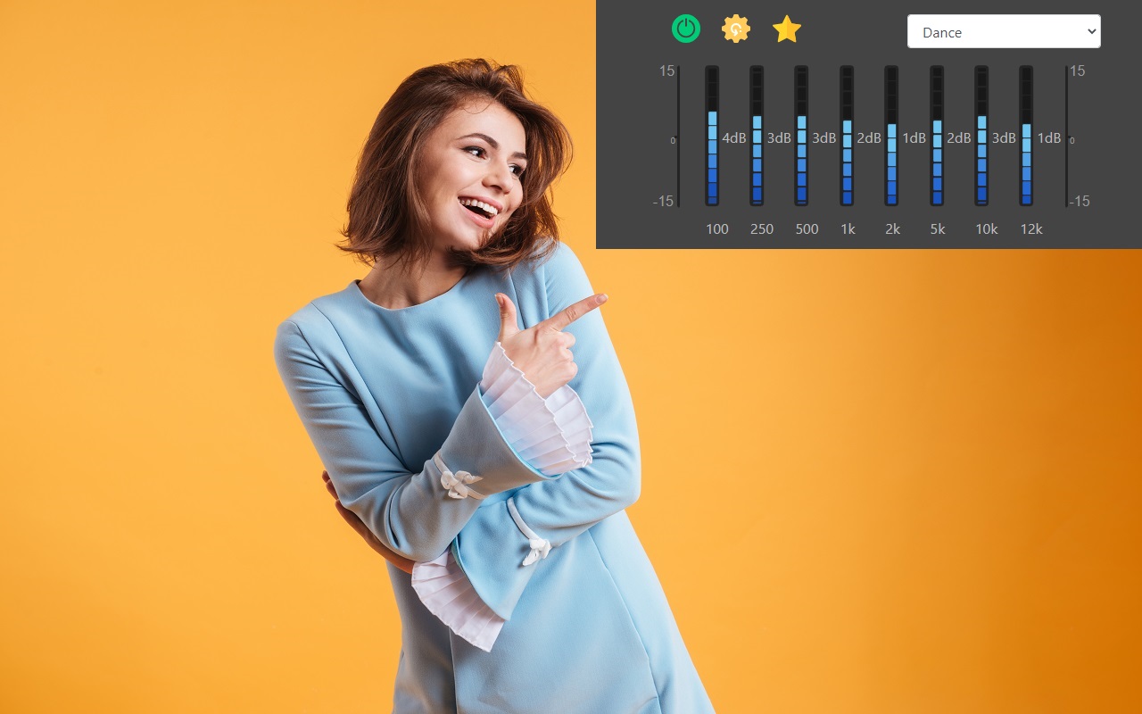 适用于Google Chrome™的Bass Boost截图1